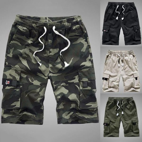 men's shorts summer trendy cargo camouflage skin-friendly heart embroidery men multi pockets sportswear drawstring, White;black
men's shorts summer trendy cargo camouflage skin-friendly heart embroidery men multi pockets sportswear drawstring, White;black