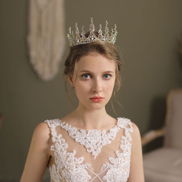 o594 delicate wedding headpieces princess crown gold alloy rhinestone bridal hair band headdress for bride travel studio ps, Silver
o594 delicate wedding headpieces princess crown gold alloy rhinestone bridal hair band headdress for bride travel studio ps, Silver