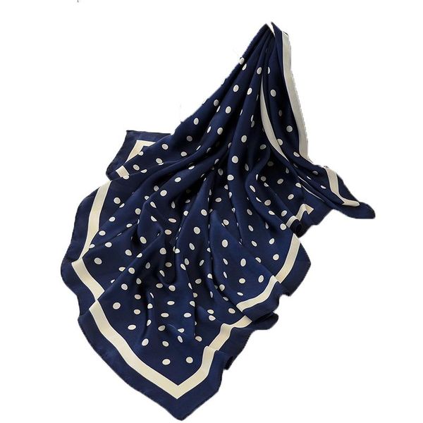 scarves 2021 fashion scarf silk feeling shawl foulard dots print big size square hijab wraps, Blue;gray
scarves 2021 fashion scarf silk feeling shawl foulard dots print big size square hijab wraps, Blue;gray