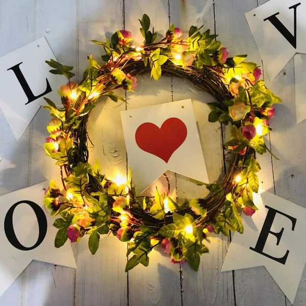 2.2m artificial flower rose garland vine string lights fairy light for valentine's wedding party garden craft decoration decorative flo
2.2m artificial flower rose garland vine string lights fairy light for valentine's wedding party garden craft decoration decorative flo