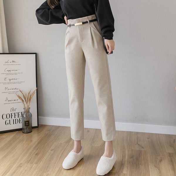 women's pants & capris flower bud high waist harem woolen cropped female fashion wild casual radish small feet, Black;white
women's pants & capris flower bud high waist harem woolen cropped female fashion wild casual radish small feet, Black;white
