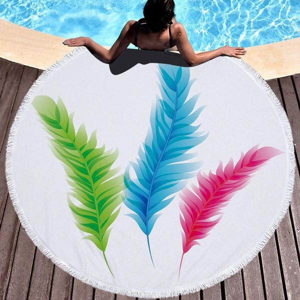 towel 500g colorful feathers printed beach towels for women diameter 150cm microfiber with tassel fringe yoga mat adult
towel 500g colorful feathers printed beach towels for women diameter 150cm microfiber with tassel fringe yoga mat adult