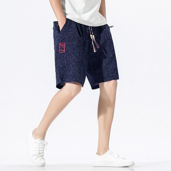 shorts chinese style mens summer fashion elastic waist drawstring classic loose shorts jogger men multi-pockets trousers, White;black
shorts chinese style mens summer fashion elastic waist drawstring classic loose shorts jogger men multi-pockets trousers, White;black