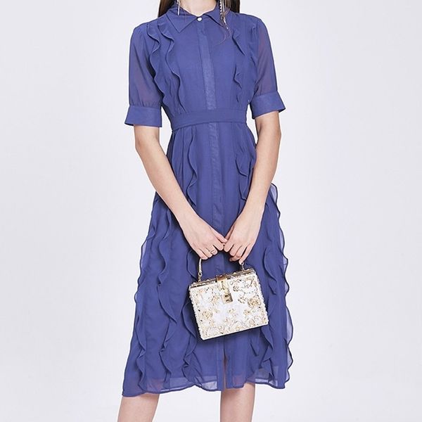 summer runway women vintage ruffles chiffon dress femme short sleeve elegant party holiday maxi vestidos 210525, Black;gray
summer runway women vintage ruffles chiffon dress femme short sleeve elegant party holiday maxi vestidos 210525, Black;gray