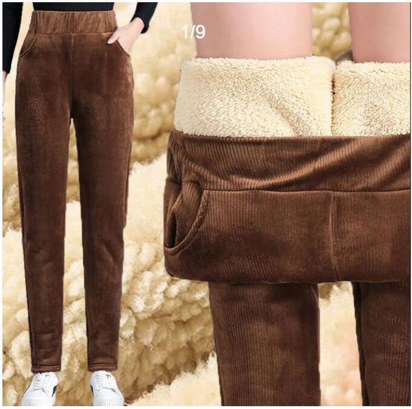 women's leggings fashion autumn and winter pants high elasticity seamless thick velvet warm trousers, Black
women's leggings fashion autumn and winter pants high elasticity seamless thick velvet warm trousers, Black