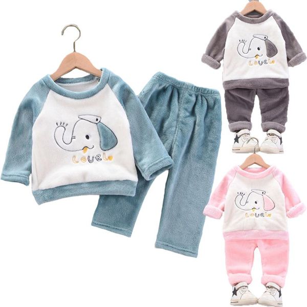 clothing sets toddler baby boys set winter keep warm cartoon elephant full sleeve shirt + pants 2pcs suit for kids children clothes, White
clothing sets toddler baby boys set winter keep warm cartoon elephant full sleeve shirt + pants 2pcs suit for kids children clothes, White