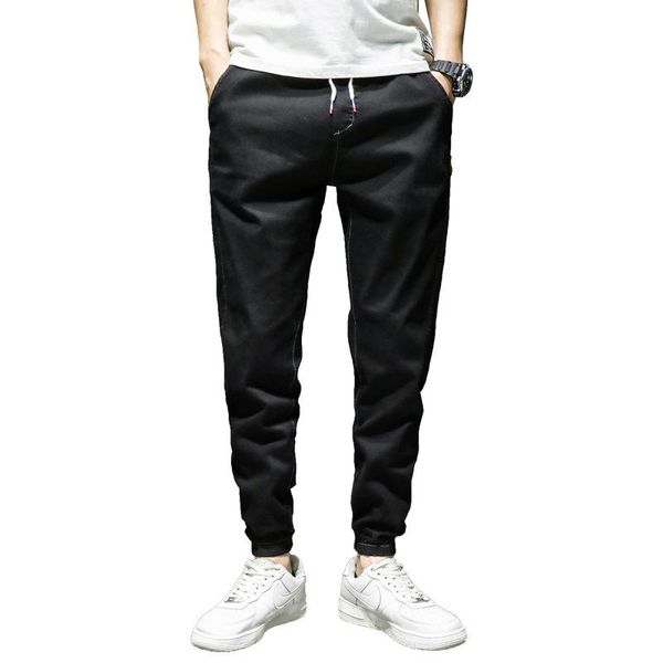 men's jeans wear loose straight-leg casual pants suitable for autumn self-cultivation korean style trendy plush work, Blue
men's jeans wear loose straight-leg casual pants suitable for autumn self-cultivation korean style trendy plush work, Blue