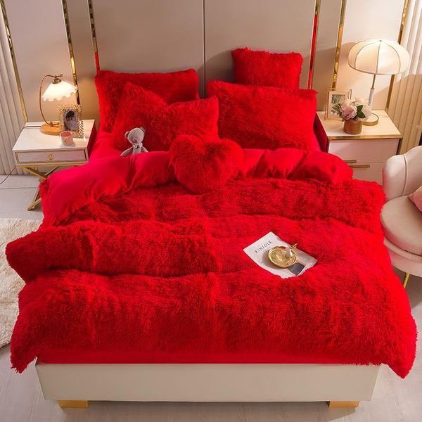 bedding sets mink four piece set long plush crystal velvet coral quilt cover sheet pillow case comforters bed suits
bedding sets mink four piece set long plush crystal velvet coral quilt cover sheet pillow case comforters bed suits