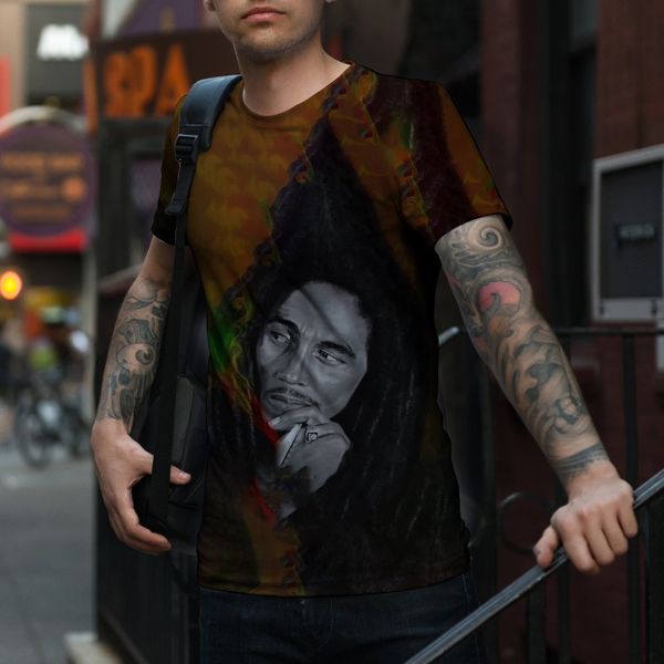 original rock bob marley 3d printed side boy pattern t-shirt fashion and beautiful breathable daily party travel men's short sleeves, White;black
original rock bob marley 3d printed side boy pattern t-shirt fashion and beautiful breathable daily party travel men's short sleeves, White;black