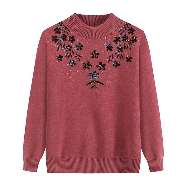women's sweaters 2021 sueters de mujer turtleneck floral pullover sweater women diamond knitted invierno vetement, White;black
women's sweaters 2021 sueters de mujer turtleneck floral pullover sweater women diamond knitted invierno vetement, White;black