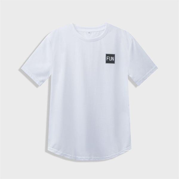 men's summer short sleeve clothes new fashion trend pure white cotton printed round neck versatile t-shirt 405, White;black
men's summer short sleeve clothes new fashion trend pure white cotton printed round neck versatile t-shirt 405, White;black
