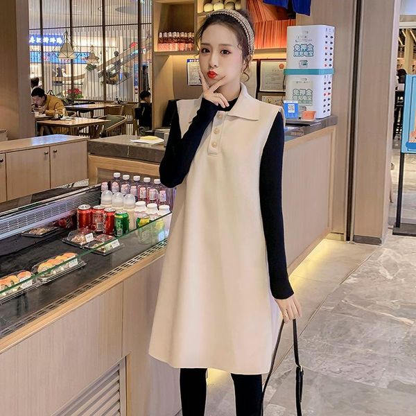 maternity dresses 2021 arrive spring dress woman knitting cotton vest pregnant clothing md-02645, White
maternity dresses 2021 arrive spring dress woman knitting cotton vest pregnant clothing md-02645, White