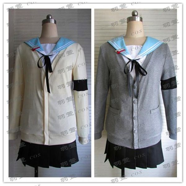 casual dresses relife hisiro chizuru kariu rena onoya an uniforms cosplay costume, Black;gray
casual dresses relife hisiro chizuru kariu rena onoya an uniforms cosplay costume, Black;gray