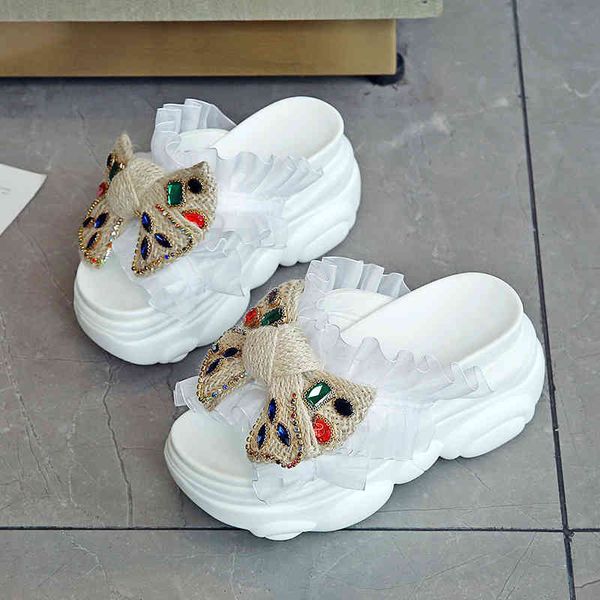 slippers flip flops women super high heels platform shoes comfortable rubber wedges for sandals summer woman pciq, Black
slippers flip flops women super high heels platform shoes comfortable rubber wedges for sandals summer woman pciq, Black