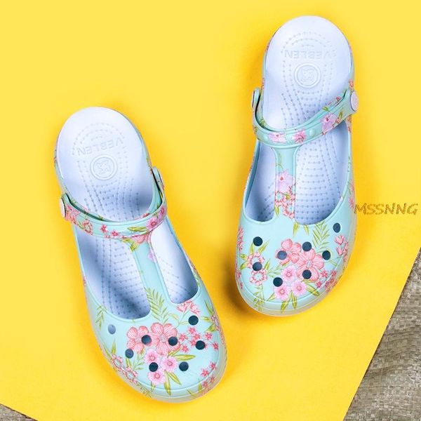 slippers summer women garden sandals platform print flower outdoor beach shoes fashion slides anti slip flat eva women's, Black
slippers summer women garden sandals platform print flower outdoor beach shoes fashion slides anti slip flat eva women's, Black
