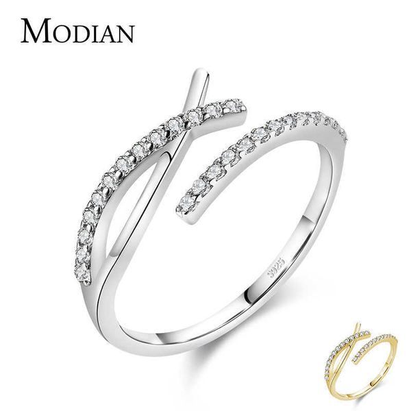 adjustable geometric 925 sterling silver cubic zirconia finger ring for women gold color wedding statement fine jewelry 210707, Slivery;golden
adjustable geometric 925 sterling silver cubic zirconia finger ring for women gold color wedding statement fine jewelry 210707, Slivery;golden