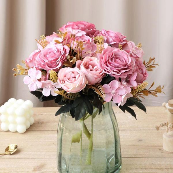 decorative flowers & wreaths rose artificial silk for home decoration wedding bouquet bride fake flower faux living room
decorative flowers & wreaths rose artificial silk for home decoration wedding bouquet bride fake flower faux living room
