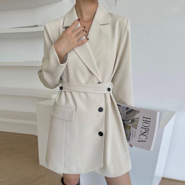 women's suits & blazers spring and autumn style lace-up temperament fashion casual suit dress high sense fried street jacket women, White;black
women's suits & blazers spring and autumn style lace-up temperament fashion casual suit dress high sense fried street jacket women, White;black