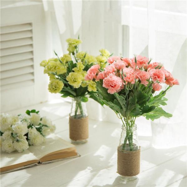 artificial flowers vivid real carnation wedding flower branch bridal home decor 10 heads/bouquet decorative & wreaths
artificial flowers vivid real carnation wedding flower branch bridal home decor 10 heads/bouquet decorative & wreaths