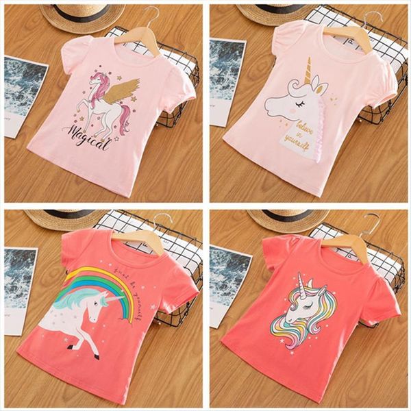 girls summer cute kids t shirt baby girl clothes shirts unicorn cartoon print children short sleeve 3 8y, Blue
girls summer cute kids t shirt baby girl clothes shirts unicorn cartoon print children short sleeve 3 8y, Blue