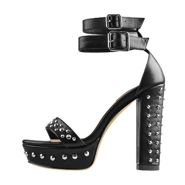 onlymaker women platform chunky high heels rivet double ankle strap open square toe sandals party casual daily shoes big size, Black
onlymaker women platform chunky high heels rivet double ankle strap open square toe sandals party casual daily shoes big size, Black