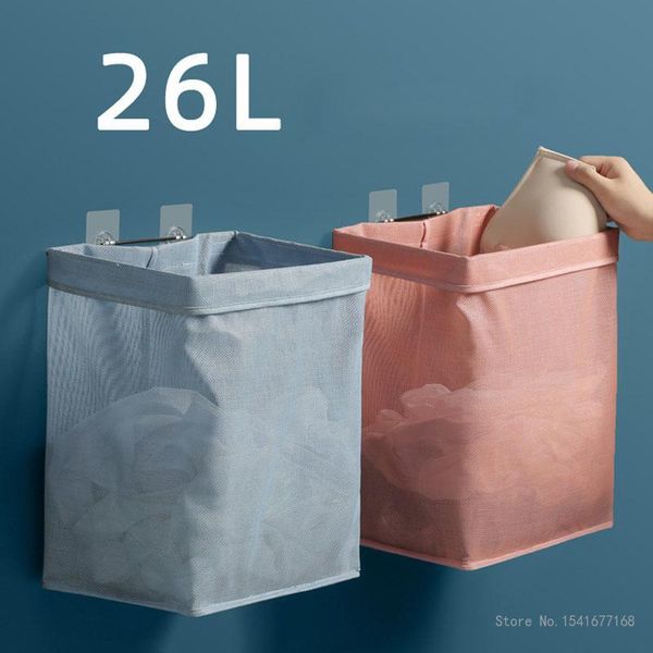storage baskets 26l wall-mounted foldable laundry basket large capacity dirty clothes toy bucket household bag
storage baskets 26l wall-mounted foldable laundry basket large capacity dirty clothes toy bucket household bag