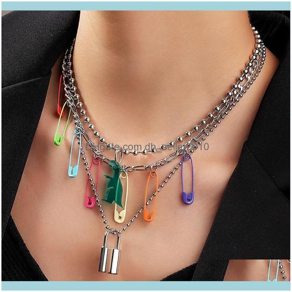 necklaces & pendants jewelrymulti-layer round bead lock choker necklace for women personality trend harajuku style color pin clavicle chain, Silver
necklaces & pendants jewelrymulti-layer round bead lock choker necklace for women personality trend harajuku style color pin clavicle chain, Silver