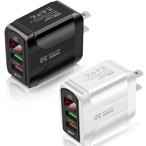 18w quick chargers qc3.0 dual usb ports led display eu us uk wall charger adapter for iphone 7 8 11 12 samsung s8 s9 s10 htc android phone
18w quick chargers qc3.0 dual usb ports led display eu us uk wall charger adapter for iphone 7 8 11 12 samsung s8 s9 s10 htc android phone