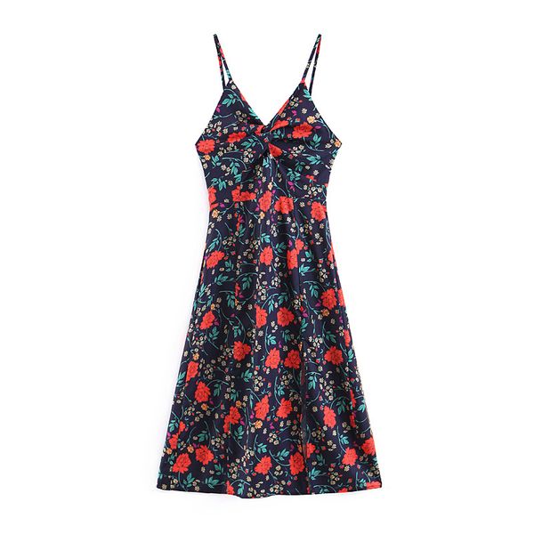 boho vintage floral print midi strap dress women fashion casual mid-calf holiday beach backless dresses vestidos mujer 210508, Black;gray
boho vintage floral print midi strap dress women fashion casual mid-calf holiday beach backless dresses vestidos mujer 210508, Black;gray
