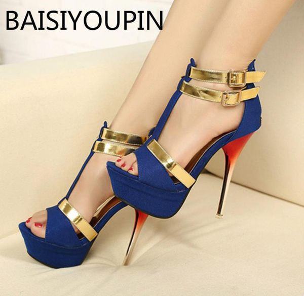 women high heels shoes female nightclubs paltform explode sandals ladies' belt buckle fish mouth rome thin shoe, Black
women high heels shoes female nightclubs paltform explode sandals ladies' belt buckle fish mouth rome thin shoe, Black
