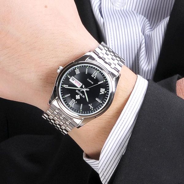 wristwatches relogio wwoor watches mens 2021 luxury full steel leisure fashion quartz watch male date luminous waterproof gifts for men, Slivery;brown
wristwatches relogio wwoor watches mens 2021 luxury full steel leisure fashion quartz watch male date luminous waterproof gifts for men, Slivery;brown