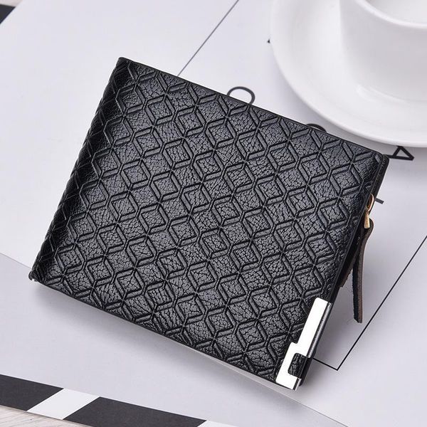men's wallet multi-card slot open card bag pu fashion plaid short coin purse business horizontal square zipper wallets1, Red;black
men's wallet multi-card slot open card bag pu fashion plaid short coin purse business horizontal square zipper wallets1, Red;black