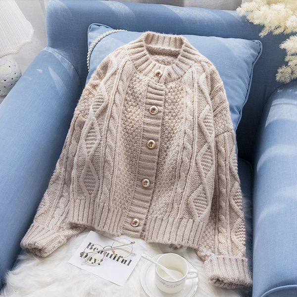 women's sweaters knit sweater cardigan women loose korean retro style spring and autumn fashion casual cotton qltu, White;black
women's sweaters knit sweater cardigan women loose korean retro style spring and autumn fashion casual cotton qltu, White;black