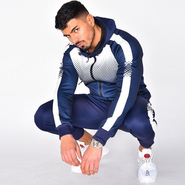 men's tracksuits 2021 autumn and winter personality loose jacket fitness running leisure hooded hoodie, Gray
men's tracksuits 2021 autumn and winter personality loose jacket fitness running leisure hooded hoodie, Gray