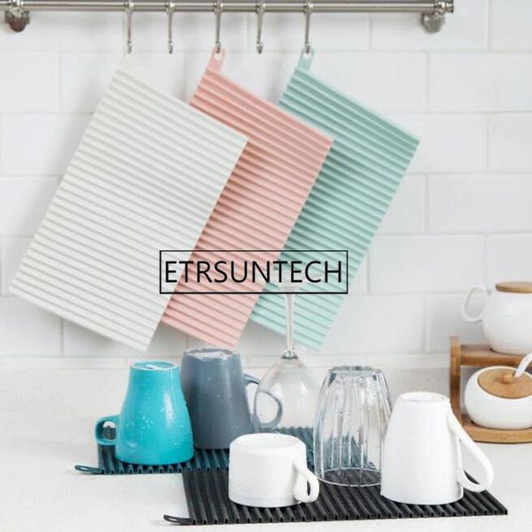 table runner 50pcs multifunction foldable non-slip washboard dish drying mat kitchen drain pad square insulation
table runner 50pcs multifunction foldable non-slip washboard dish drying mat kitchen drain pad square insulation