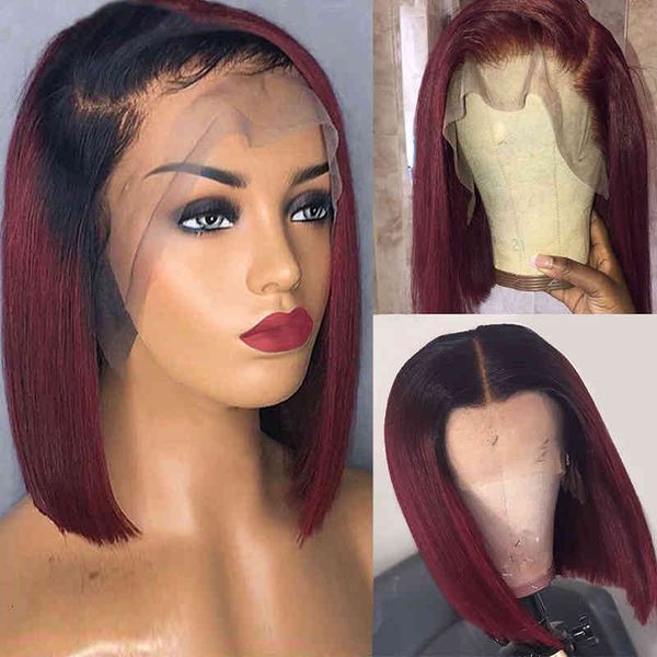 dilys 13x4 straight burgundy bob wig brazilian human hair lace front wigs pre plucked 150% density 10-14 inch, Black;brown
dilys 13x4 straight burgundy bob wig brazilian human hair lace front wigs pre plucked 150% density 10-14 inch, Black;brown