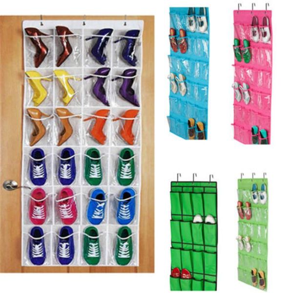 storage boxes & bins 24 pocket shoe space door hanging organizer rack wall bag closet holder portable wardrobe
storage boxes & bins 24 pocket shoe space door hanging organizer rack wall bag closet holder portable wardrobe