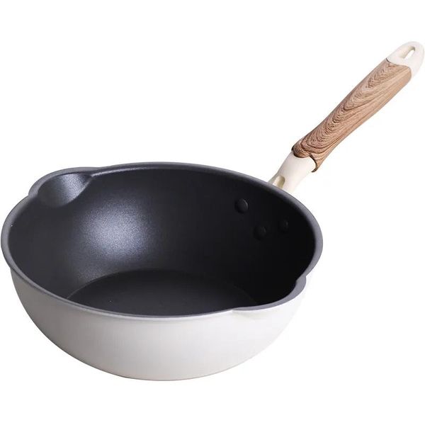 thickened non-stick wok no lampblack household wood grain frying pan gas stove induction cooker special cast iron pans
thickened non-stick wok no lampblack household wood grain frying pan gas stove induction cooker special cast iron pans
