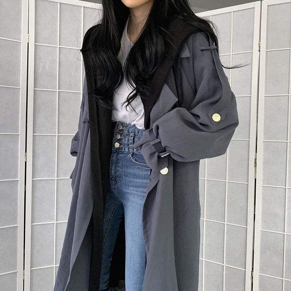 wool classic female-style double breasted with long-belt trench coat jacket d896, Black
wool classic female-style double breasted with long-belt trench coat jacket d896, Black