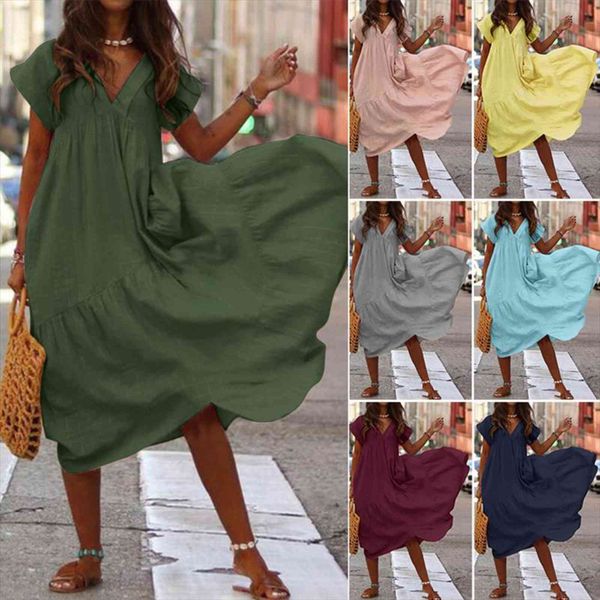 ruffle asymmetrical sundress zanzea fashion womens dress summer maxi vestidos short sleeve robe femme, Black;gray
ruffle asymmetrical sundress zanzea fashion womens dress summer maxi vestidos short sleeve robe femme, Black;gray