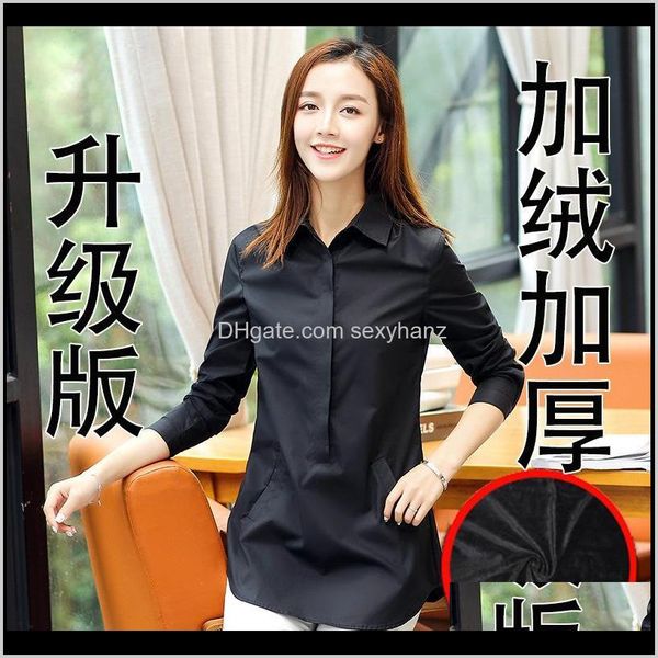 & shirts clothing apparel drop delivery 2021 solid color womens veet shirt spring women long sleeve blouse casual large size loose blouses l, White
& shirts clothing apparel drop delivery 2021 solid color womens veet shirt spring women long sleeve blouse casual large size loose blouses l, White