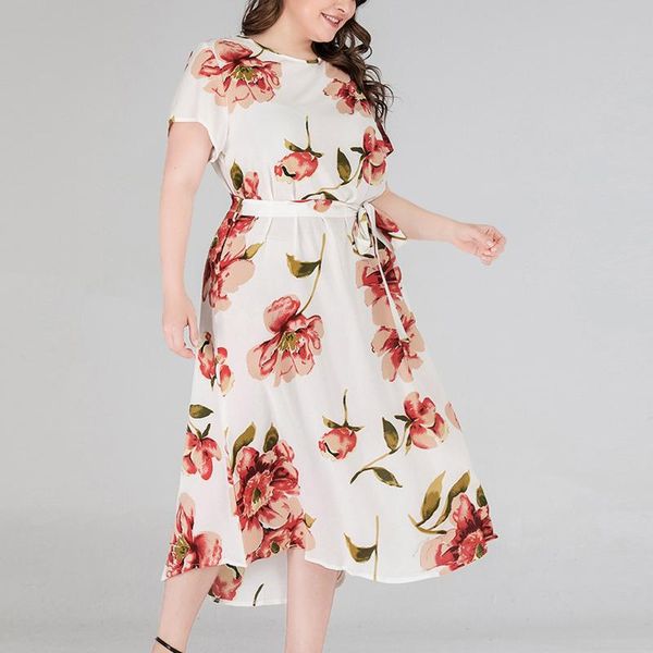 casual dresses women floral print maxi dress elegant o-neck lace-up loose long streetwear plus size vestido, Black;gray
casual dresses women floral print maxi dress elegant o-neck lace-up loose long streetwear plus size vestido, Black;gray