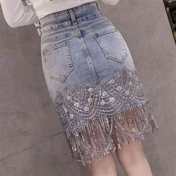 summer korean women denim mini skirts high waist blue package hip jeans fashion beading tassel skirt b05601, Black
summer korean women denim mini skirts high waist blue package hip jeans fashion beading tassel skirt b05601, Black