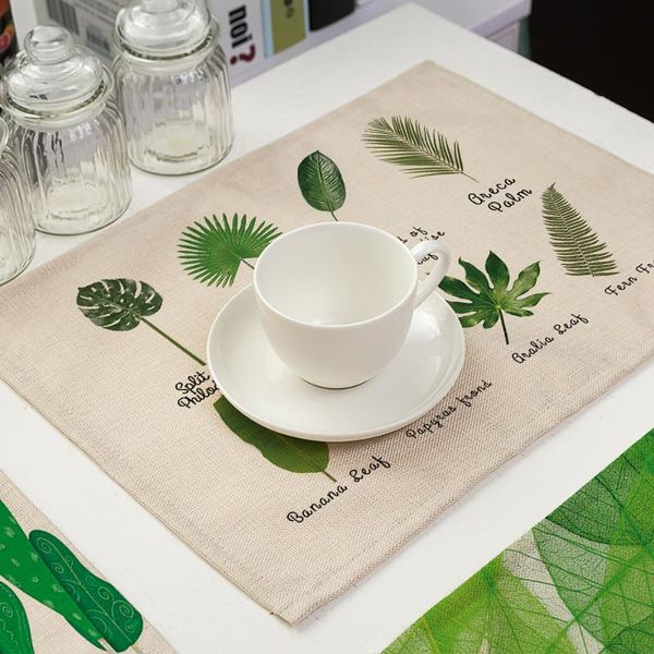 mats & pads green leaves pattern placemat home decoration accessories for table western pad insulation dining mat bowls coasters
mats & pads green leaves pattern placemat home decoration accessories for table western pad insulation dining mat bowls coasters