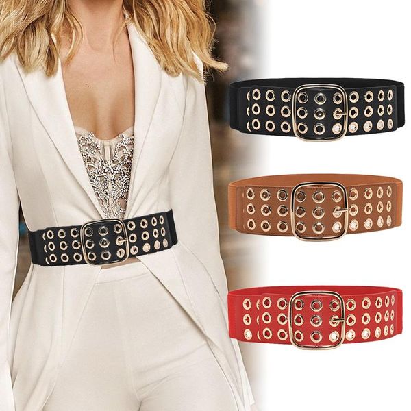 belts eyelet decorative dress belt all-match hollow women wide elastic brown black female waist, Black;brown
belts eyelet decorative dress belt all-match hollow women wide elastic brown black female waist, Black;brown
