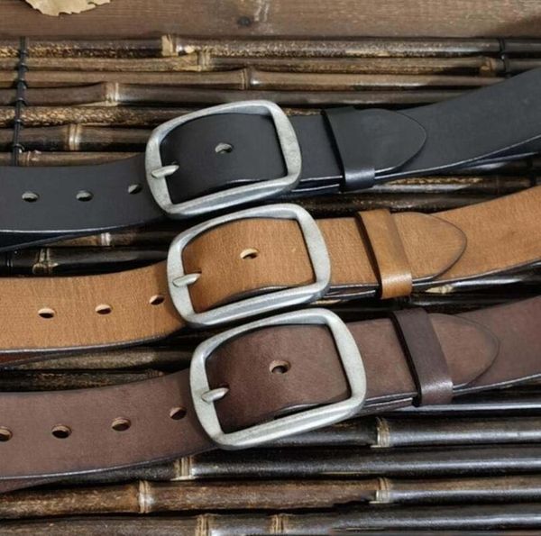 belts personalized fashion american handmade retro men's belt pure cowhide and old steel buckle leather jeans, Black;brown
belts personalized fashion american handmade retro men's belt pure cowhide and old steel buckle leather jeans, Black;brown
