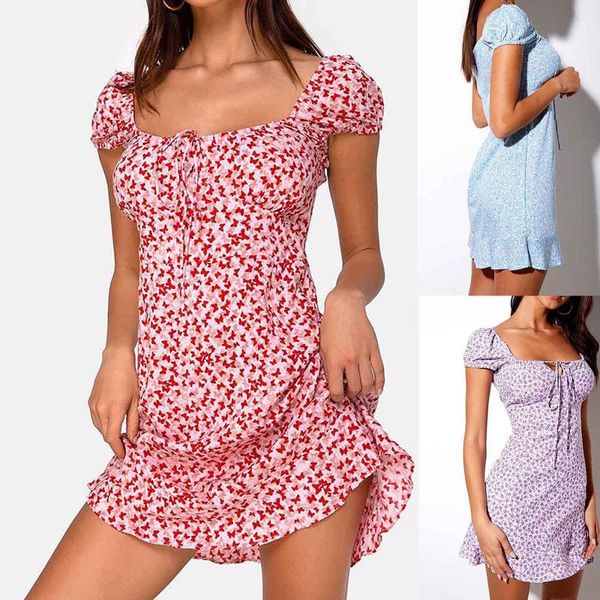 casual dresses summer boho woman dress butterfly flower print flounce slim wrap chest short sleeve party for women 2021, Black;gray
casual dresses summer boho woman dress butterfly flower print flounce slim wrap chest short sleeve party for women 2021, Black;gray