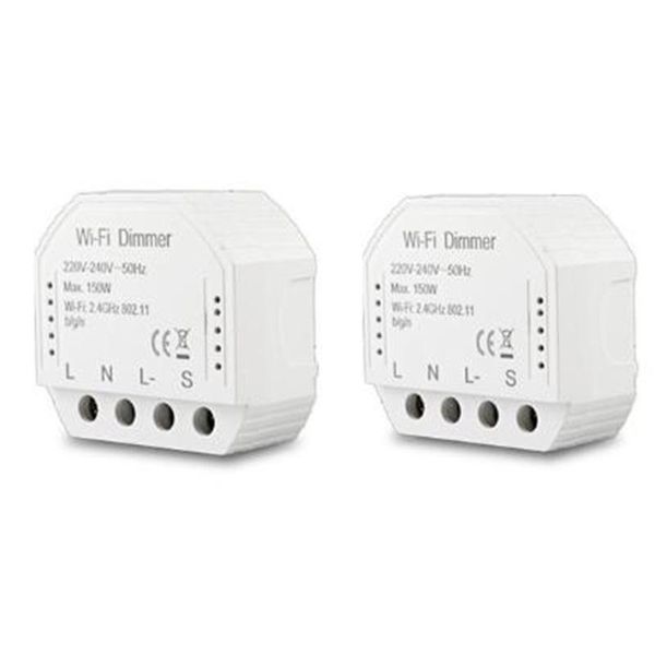 smart home control wifi ligent dimming module 220v-240v 150w controller timing switch light voice control, suitable for alexa, google
smart home control wifi ligent dimming module 220v-240v 150w controller timing switch light voice control, suitable for alexa, google