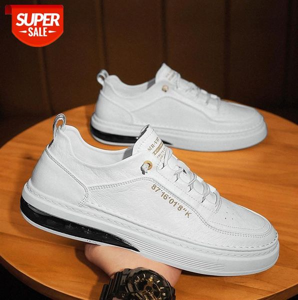 men's shoes, white low-breathable sneakers, korean student sports shoes #gt8o