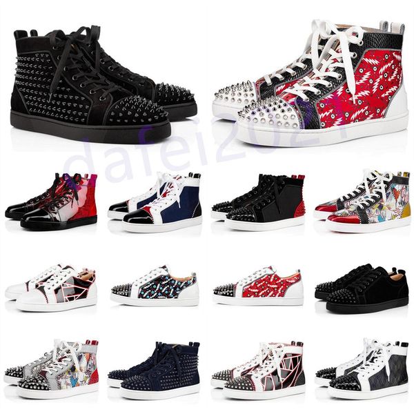 mens casual shoes women outdoor red bottoms shoe studded spikes loafers sneakers suede leather flats ttrainers jogging des chaussures a4, Black
mens casual shoes women outdoor red bottoms shoe studded spikes loafers sneakers suede leather flats ttrainers jogging des chaussures a4, Black